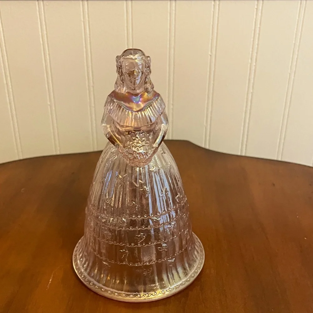 Lenox Imperial Glass southern belle carnival glass bell